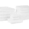 Tekstiilit<Beliani Pyyhesetti 11 Kpl Valkoinen Puuvilla Areora