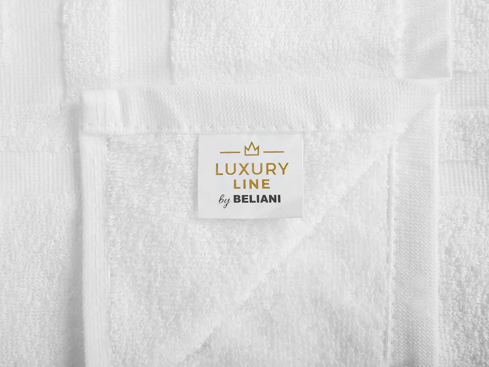 Tekstiilit<Beliani Pyyhesetti 11 Kpl Valkoinen Puuvilla Areora