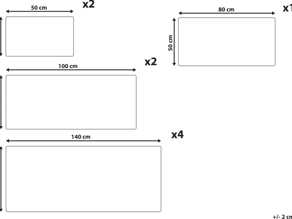 Tekstiilit<Beliani Pyyhesetti Puuvilla Oliivinvihrea 9 Kpl Mitiaro