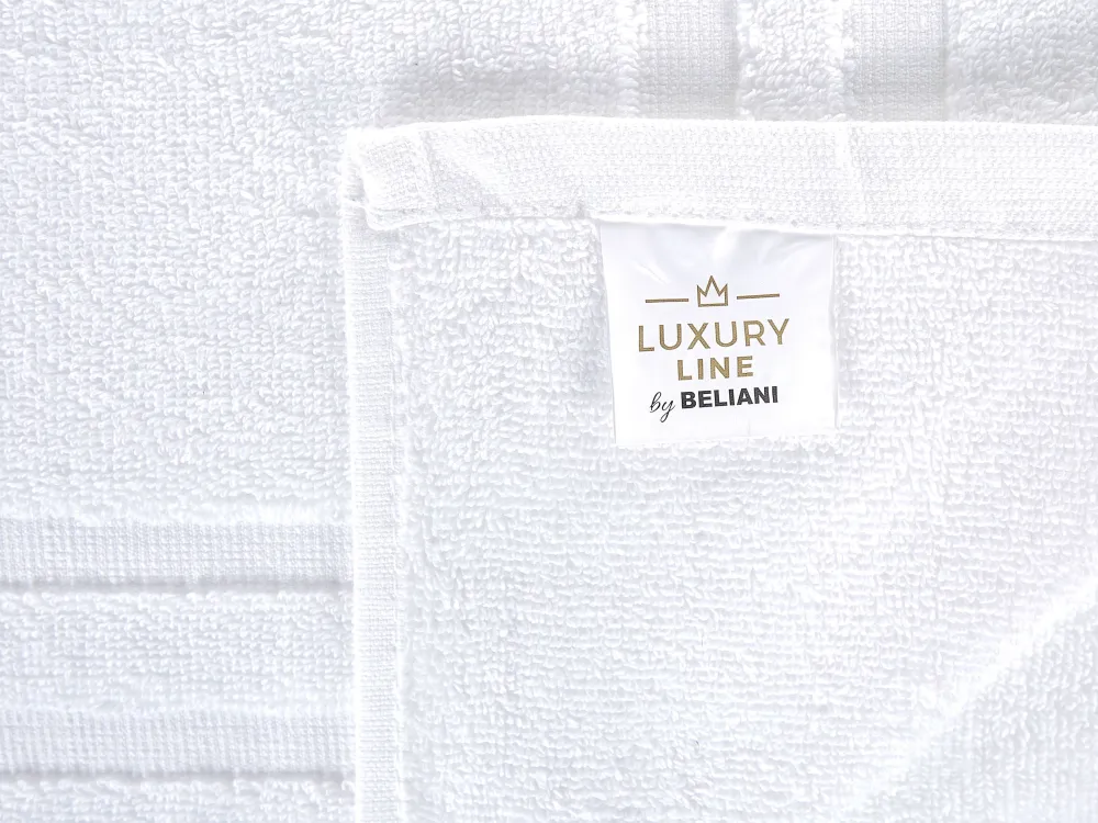 Tekstiilit<Beliani Pyyhesetti Puuvilla Valkoinen 9 Kpl Atiu