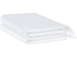 Best Sale Beliani Pyyhesetti Puuvilla Valkoinen 2 Kpl Atiu