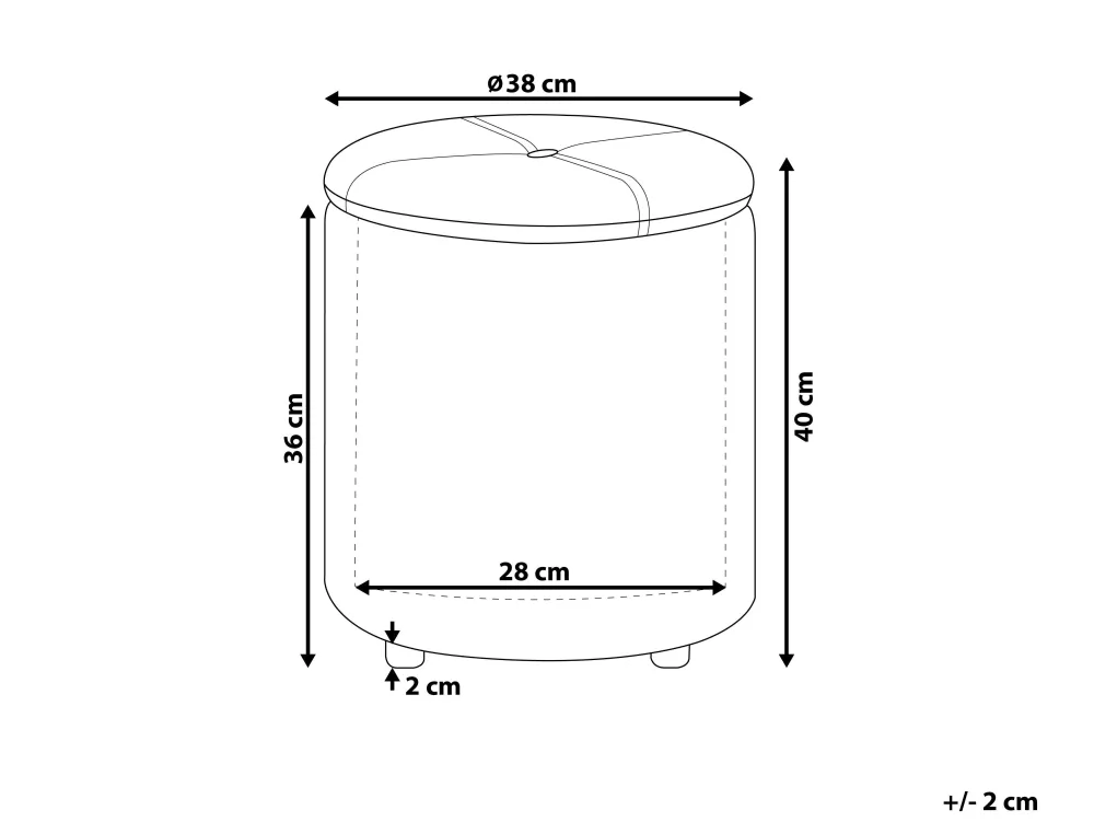 Cheap Beliani Rahi Keinonahka Säilytystila Valkoinen 38 Cm Maryland