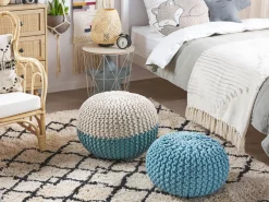 Discount Beliani Rahi Puuvilla Vaaleansininen 40 Cm Conrad