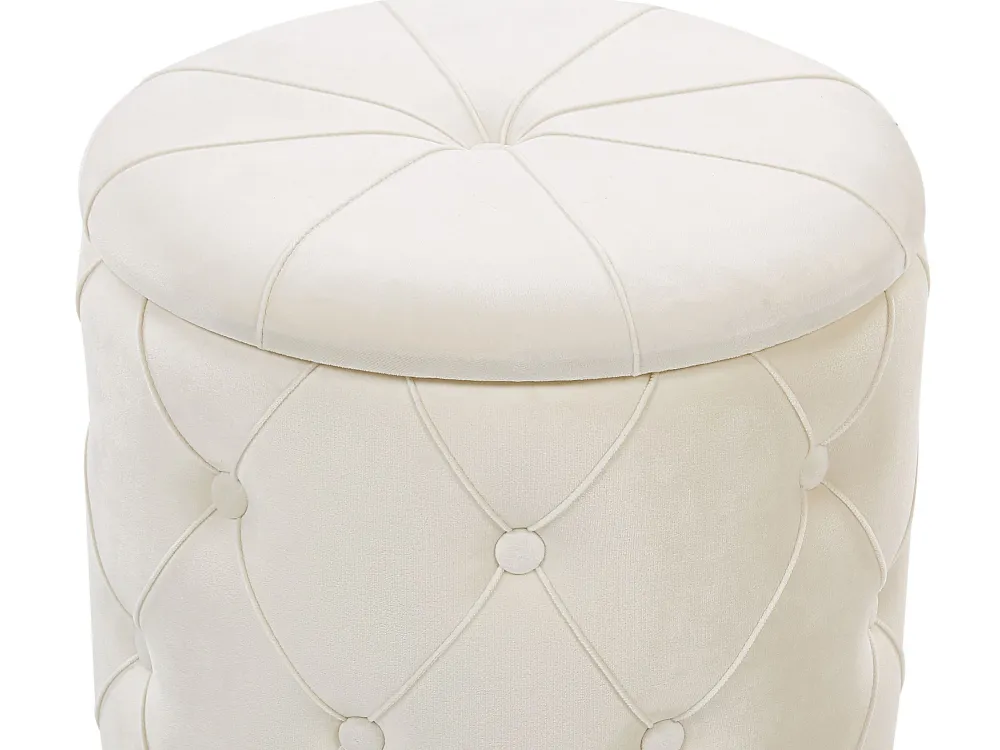 Hot Beliani Rahi Sametti Säilytystila Valkoinen 2 Kpl Pueblo