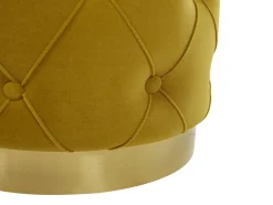 Säilytys<Beliani Rahi Sametti Säilytystila Sinapinkeltainen 2 Kpl Pueblo