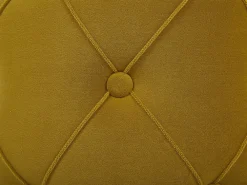 Säilytys<Beliani Rahi Sametti Säilytystila Sinapinkeltainen 2 Kpl Pueblo