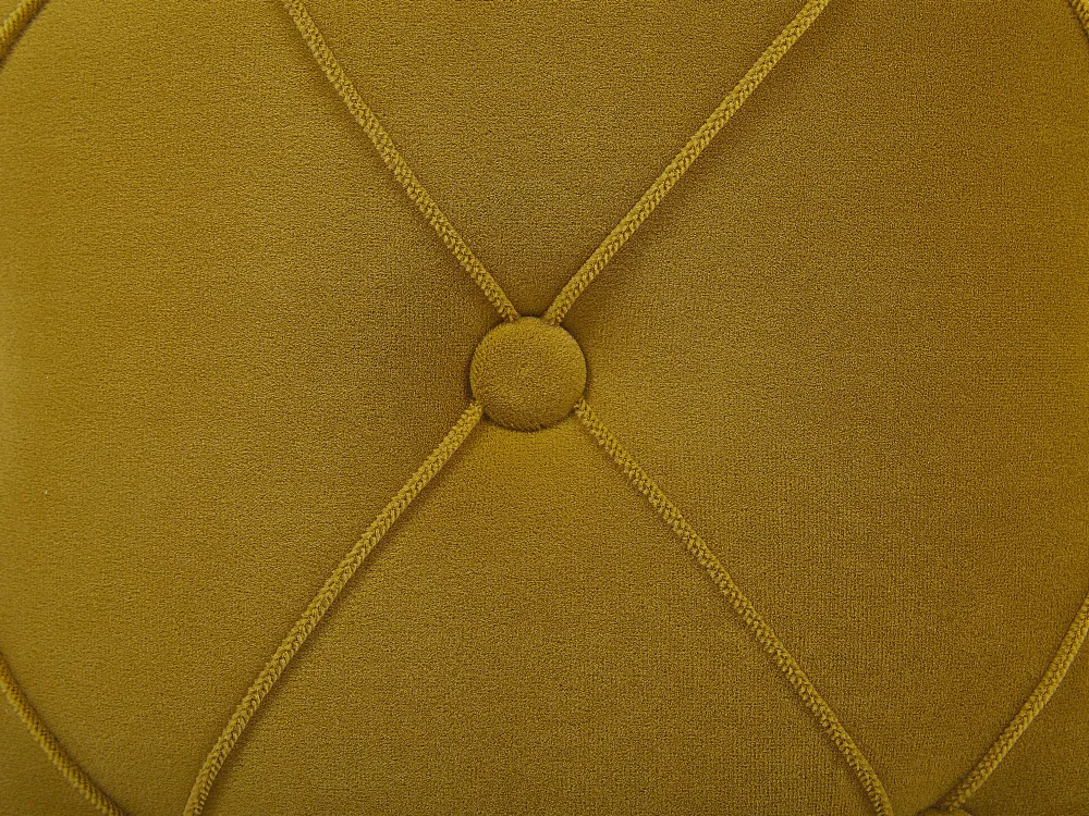 Säilytys<Beliani Rahi Sametti Säilytystila Sinapinkeltainen 2 Kpl Pueblo