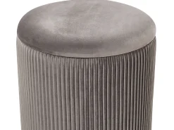 Hot Beliani Rahi Sametti Säilytystila Harmaa 2 Kpl Miramar