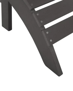 Ulkokalusteet<Beliani Rahi Tummanharmaa Adirondack