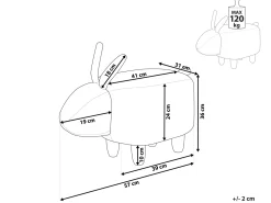 Lastenhuone<Beliani Rahi Valkoinen Bunny