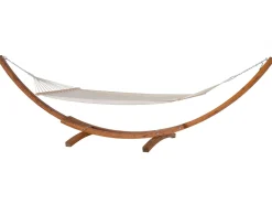 Ulkokalusteet<Beliani Riippukeinu Telineella Beige Treviso