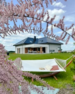 Ulkokalusteet<Beliani Riippukeinu Telineella Beige Treviso