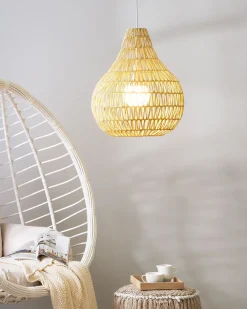 Nojatuolit<Beliani Riipputuoli Jalustalla Polyrottinki Valkoinen Fano