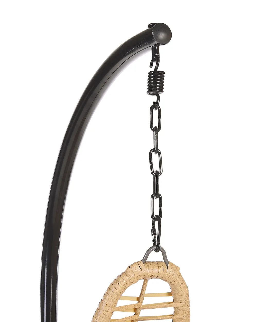 New Beliani Riipputuoli Jalustalla Polyrottinki Luonnonvari Atri Ii