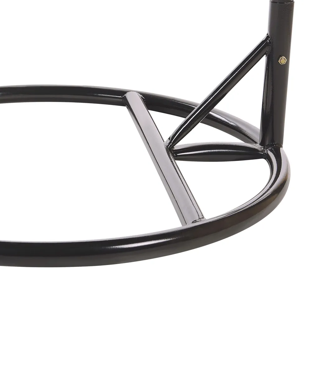 Cheap Beliani Riipputuoli Jalustalla Polyrottinki Harmaa Tollo