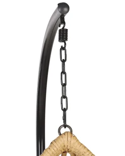 Nojatuolit<Beliani Riipputuoli Jalustalla Polyrottinki Luonnonvari Arsita