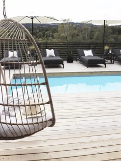 Flash Sale Beliani Riipputuoli Jalustalla Polyrottinki Luonnonvari Casoli