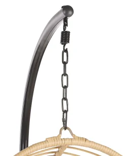 Flash Sale Beliani Riipputuoli Jalustalla Polyrottinki Luonnonvari Casoli