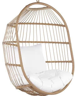 Nojatuolit<Beliani Riipputuoli Jalustalla Polyrottinki Luonnonvari Alba