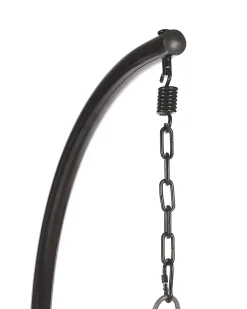 Nojatuolit<Beliani Riipputuoli Jalustalla Polyrottinki Luonnonvari Pineto