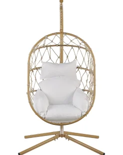 Nojatuolit<Beliani Riipputuoli Jalustalla Teras Beige Adria