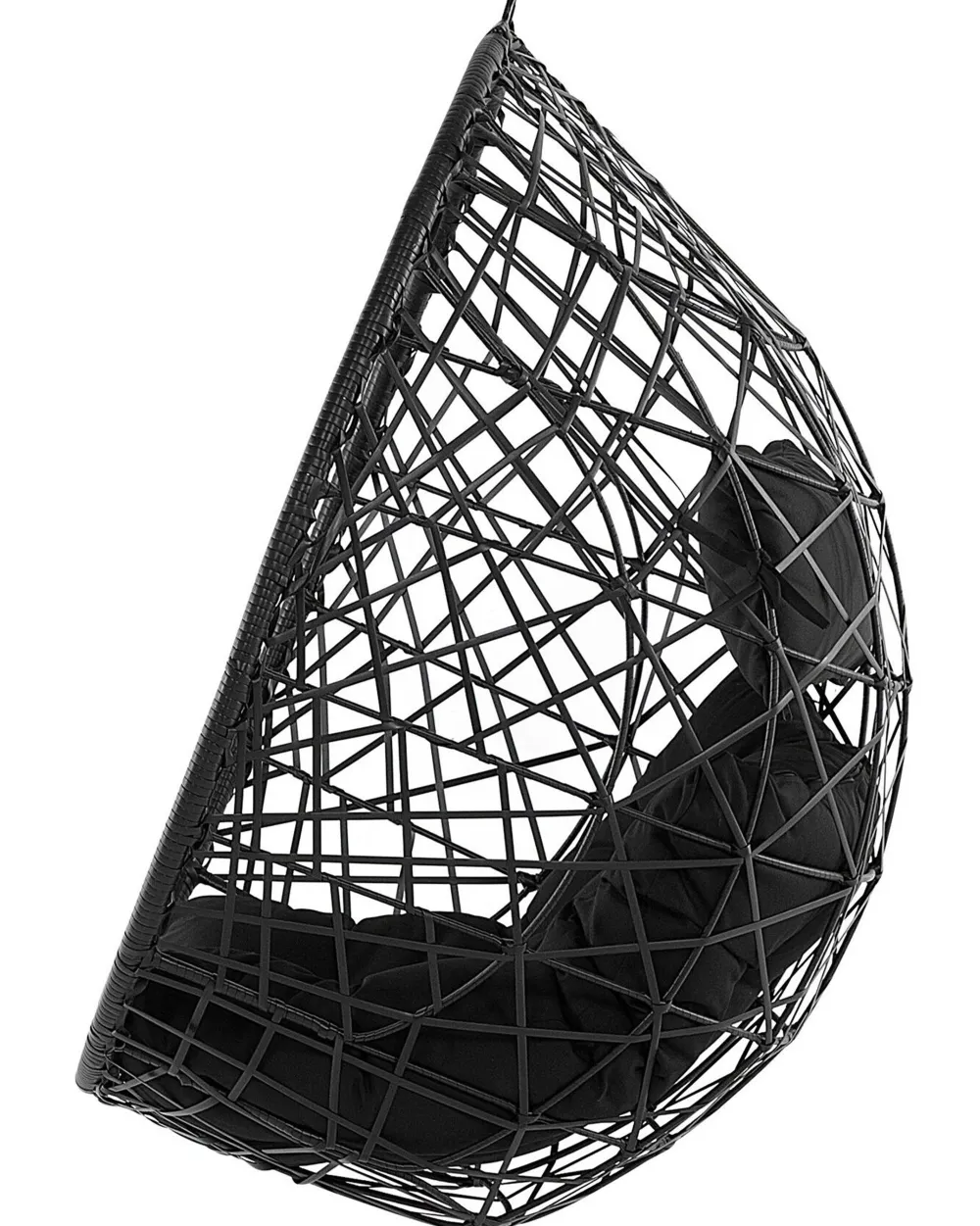 Fashion Beliani Riipputuoli Polyrottinki Musta Alatri