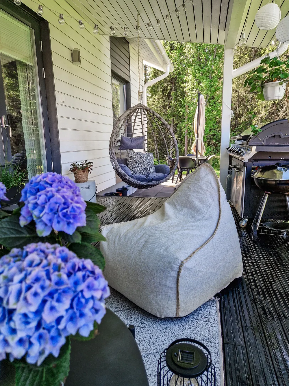 Nojatuolit<Beliani Riipputuoli Polyrottinki Harmaa Tollo