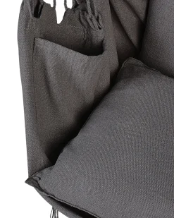 Cheap Beliani Riipputuoli Puuvilla Harmaa Bonea