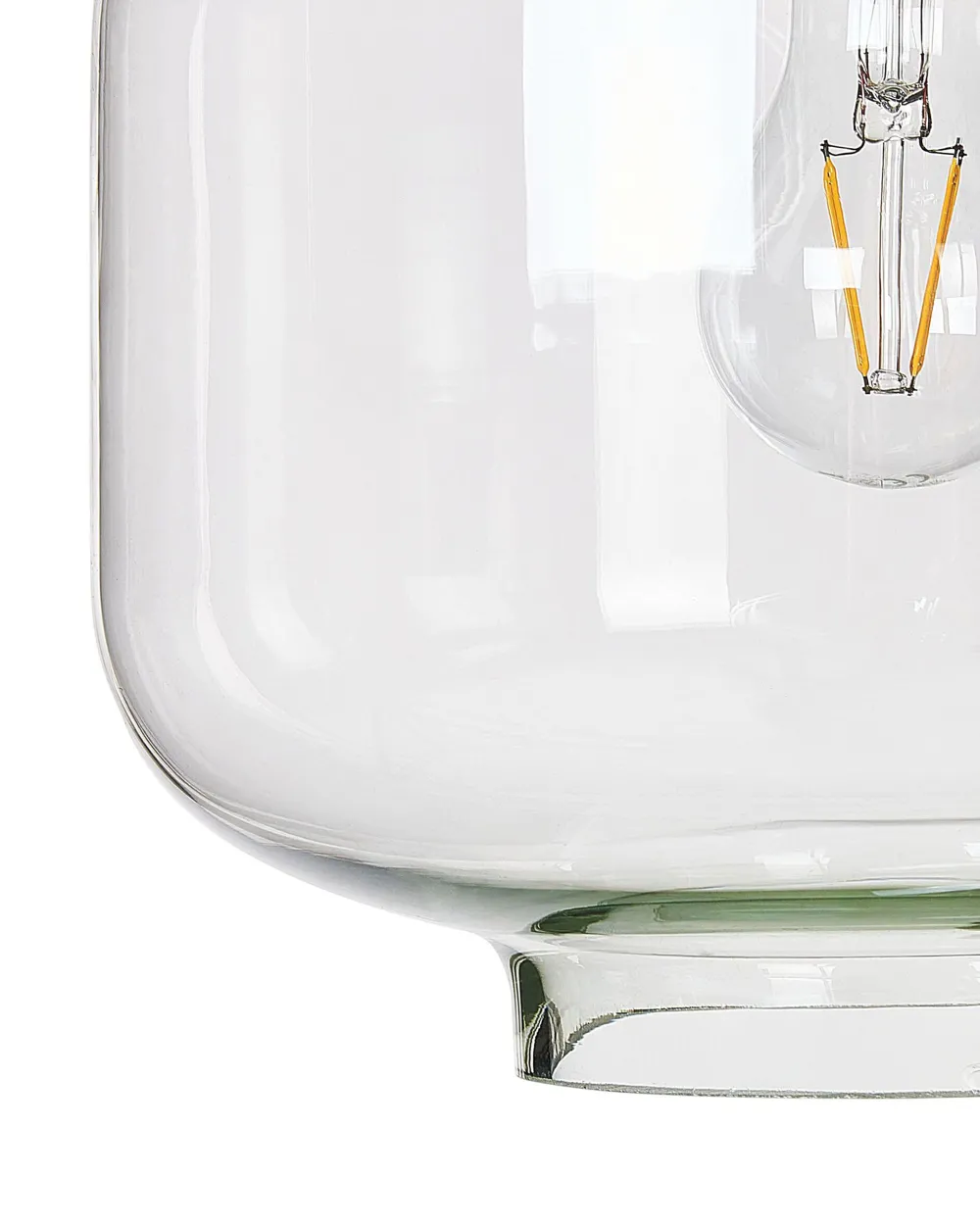 Valaisimet<Beliani Riippuvalaisin 6 Polttimoa Lasi Kirkas Bemboka