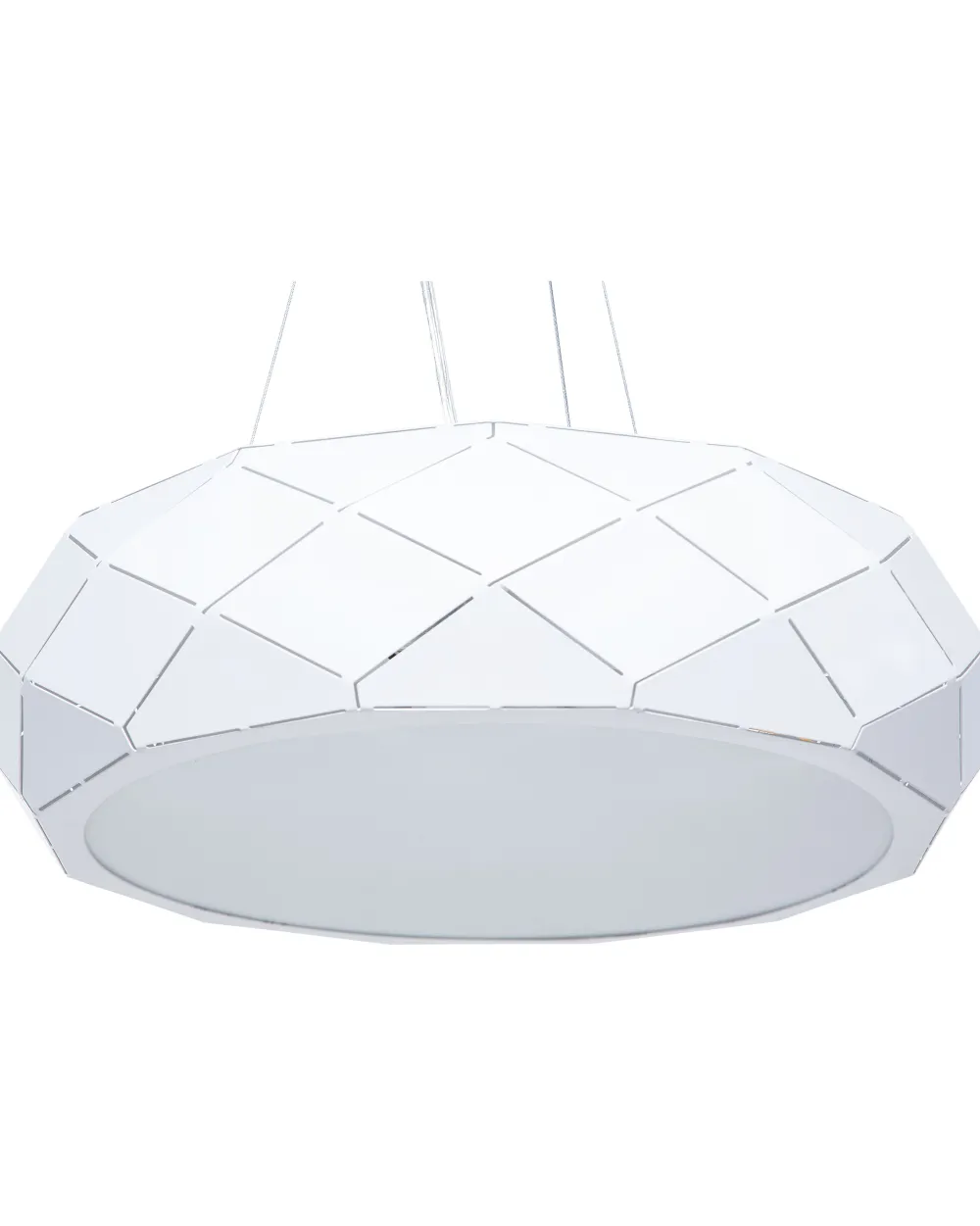 Cheap Beliani Riippuvalaisin 3 Polttimoa Metalli Valkoinen Cesano