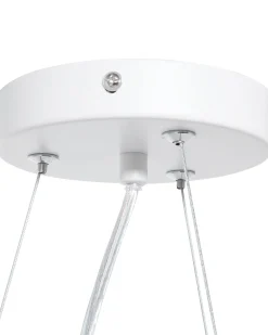 Cheap Beliani Riippuvalaisin 3 Polttimoa Metalli Valkoinen Cesano