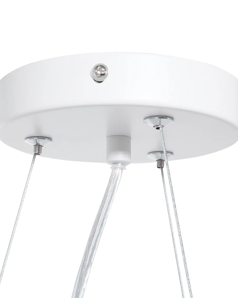 Cheap Beliani Riippuvalaisin 3 Polttimoa Metalli Valkoinen Cesano