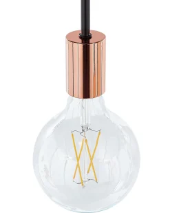 Valaisimet<Beliani Riippuvalaisin 3 Polttimoa Metalli Musta Bogna