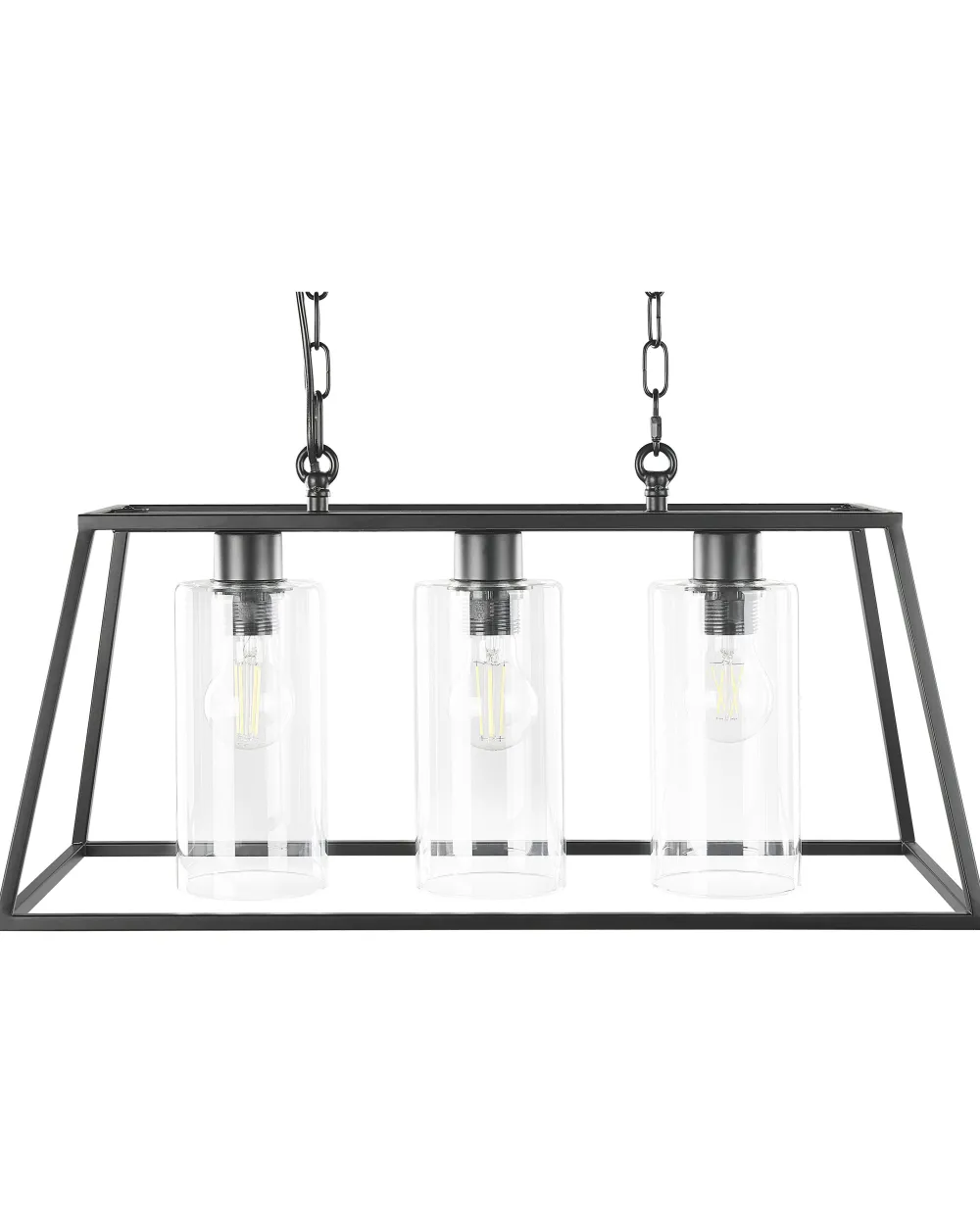 Clearance Beliani Riippuvalaisin 3 Polttimoa Rauta Musta Muger
