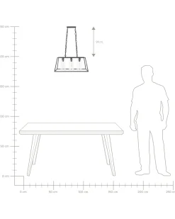 Clearance Beliani Riippuvalaisin 3 Polttimoa Rauta Musta Muger