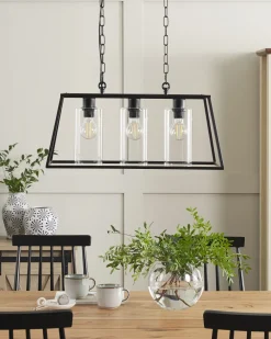 Clearance Beliani Riippuvalaisin 3 Polttimoa Rauta Musta Muger