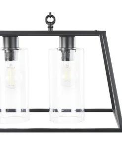 Clearance Beliani Riippuvalaisin 3 Polttimoa Rauta Musta Muger