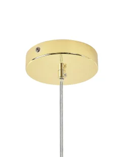 Valaisimet<Beliani Riippuvalaisin 18 Polttimoa Rauta Kulta Maguse