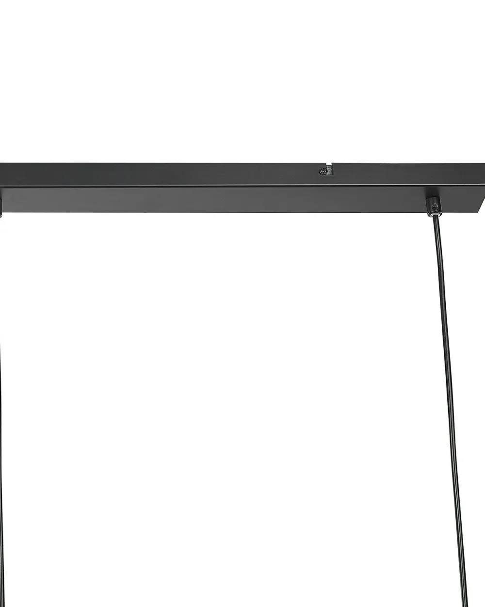 Fashion Beliani Riippuvalaisin 3 Polttimoa Metalli Musta Harena