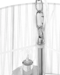 Valaisimet<Beliani Riippuvalaisin 3 Polttimoa Valkoinen Evans