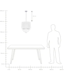 Valaisimet<Beliani Riippuvalaisin 3 Polttimoa Valkoinen Evans