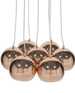 Cheap Beliani Riippuvalaisin 7 Polttimoa Metalli Kupari Olza