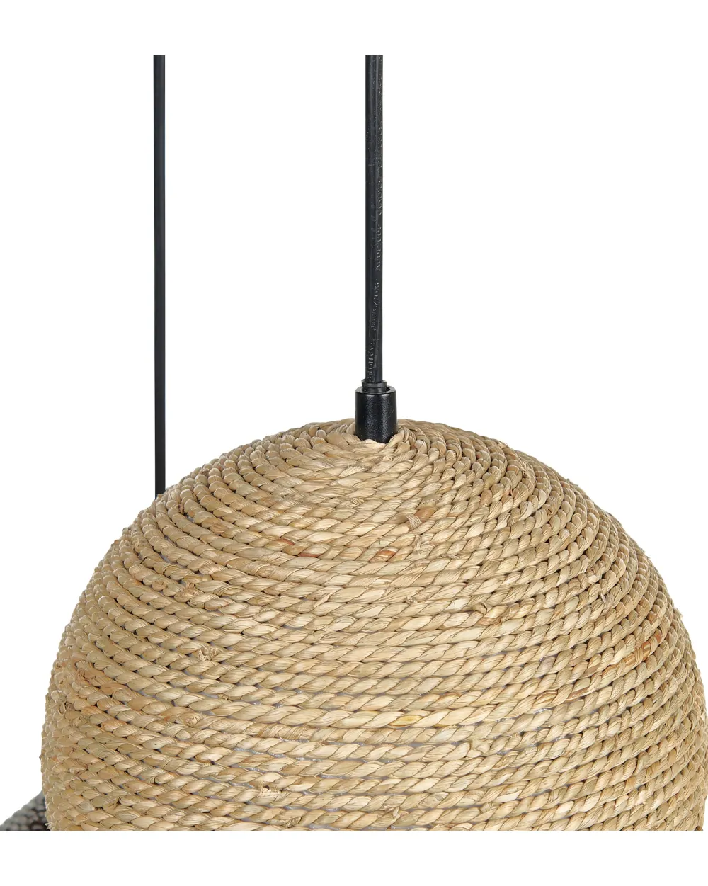 Sale Beliani Riippuvalaisin 3 Polttimoa Olki Monivarinen Endrick