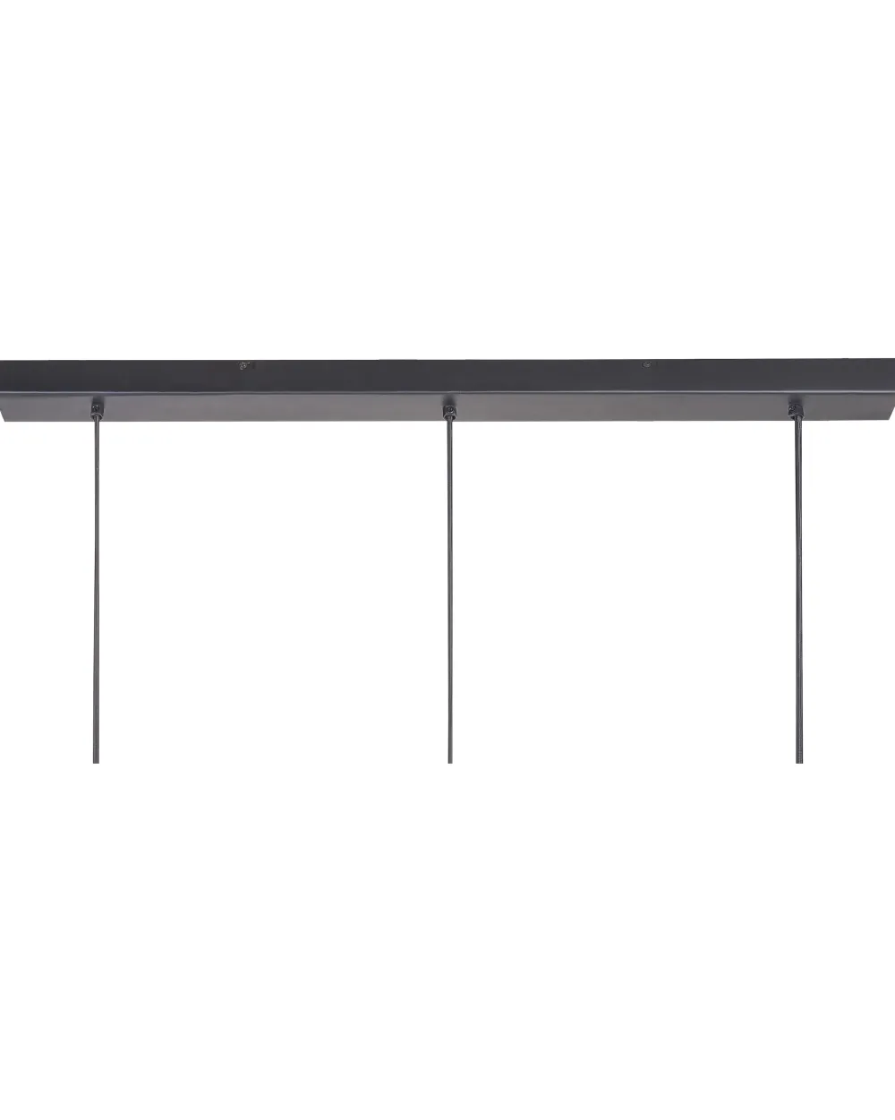 Valaisimet<Beliani Riippuvalaisin 3 Polttimoa Mangopuu Tumma Puu Manjeera