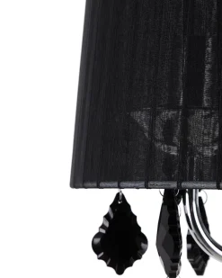 Clearance Beliani Riippuvalaisin 3 Polttimoa Musta Evans