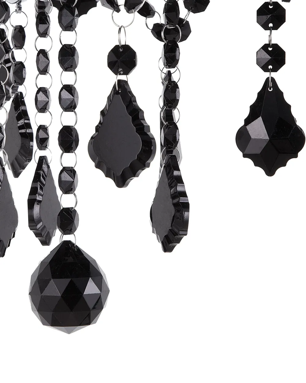 Clearance Beliani Riippuvalaisin 3 Polttimoa Musta Evans