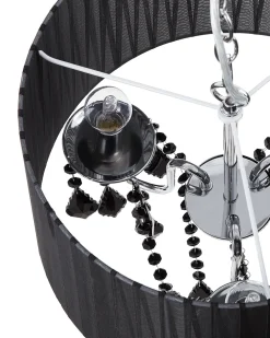 Clearance Beliani Riippuvalaisin 3 Polttimoa Musta Evans