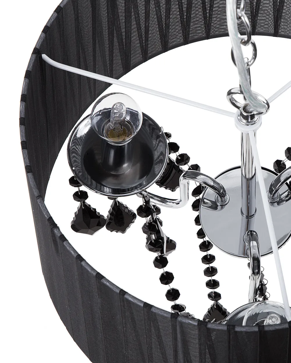 Clearance Beliani Riippuvalaisin 3 Polttimoa Musta Evans