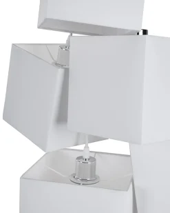 Valaisimet<Beliani Riippuvalaisin 5 Polttimoa Kangas Valkoinen Mesta