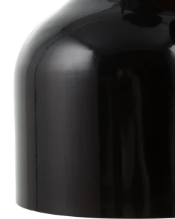 Shop Beliani Riippuvalaisin 5 Polttimoa Metalli Musta Savio